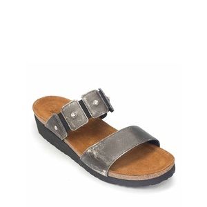 Naot Ashley Metallic Strappy Sandals